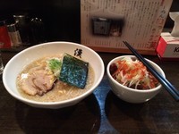 「漢ラーメン＋純レバ丼のセット、1,000円」@ラーメン漢の写真