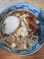 「尾道らぁめん(平打ち)\550」@麺家 とみの写真