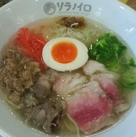 「【限定】尾崎牛尽くしの潮ラ―メン 1200円」@ソラノイロ salt & mushroomの写真