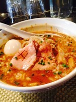 「（期間限定）味噌豚骨拉麺¥800＋味玉（クーポン）」@麺匠 竹中の写真