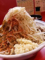 「つけ麺（全マシ）＋味玉＋カレー」@麺屋 桐龍の写真