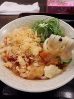 「〖3月の限定〗ミネストローネうどん（並）550円」@おにやんま 新橋店の写真