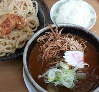 「【土日昼限定】カレーつけ麺1,100円」@MENYA 食い味の道有楽の写真