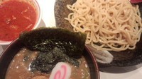 「魚豚濃恋つけ麺+ﾌﾟﾁ冷し味噌ｽｰﾌﾟ」@蒙古タンメン中本 品川店の写真