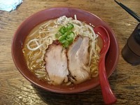 「2周年限定 阿波尾鶏×甘エビ×焼き味噌ラーメン」@大公の写真