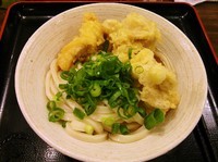 「とり天ぶっかけ￥420」@おにやんま 新橋店の写真