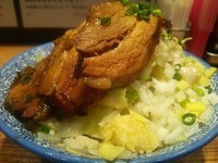 「【限定】濃厚味噌ラーメン（ミニ）＋豚2枚 （150327）」@ラーメン燈郎の写真