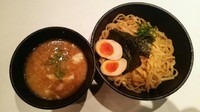 「鶏つけそば(魚介香る醤油)(あつもり)＋味玉」@麺屋 こいけの写真