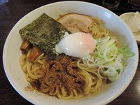 「油そば」@自家製太打麺 勢拉 稲毛店の写真