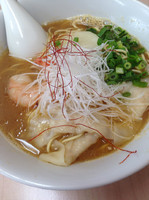 「海老そば味噌ワンタン(限定)」@中華そば よしかわの写真