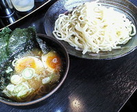 「わさびつけ麺＋海苔トッピング（無料クーポン使用）　７２０円」@つけ麺屋 おやじの写真