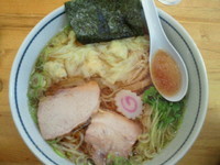 「ワンタン麺 830円」@中華そば屋 佐藤の写真