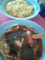 「ネギつけ麺中盛」@ラーメンショップ 草刈店の写真