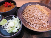 「カレー丼（もりそば付）360円　～11時まで」@ゆで太郎 野田目吹店の写真