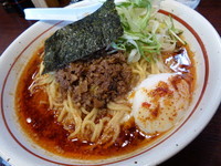 「汁なし胡麻らーめん＋大盛」@拉麺 阿修羅 船橋本店の写真