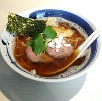 「三種の煮干らーめん　@750円(気まぐれ限定)」@らー麺 山さわの写真