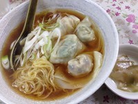 「ワンタン麺(ワンタン4個入り)」@上海ワンタン専門店 美食坊の写真