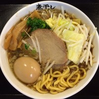 「背脂煮干しらーめん¥790円(味玉サービスCP)」@煮干しらーめん 青樹 昭島店の写真