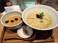 「雲丹と白湯のつけそば」@麺と心 7の写真