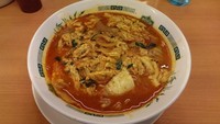 「チゲ味噌ラーメン、大盛」@日高屋 小田急マルシェ登戸店の写真