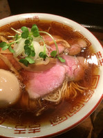 「味玉中華そば850円、煮干しそば750円、炊き込み御飯100円」@中華そば しば田の写真