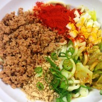 「カレー汁なし（小）」@自家製麺 てんかの写真