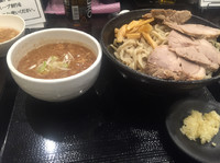 「極・どろつけ麺大盛り＋豚増し＋追い飯(坦々)」@つけ麺 どでんの写真