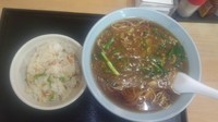 「スタミナラーメン+半チャーハン　600円」@いこい食堂の写真