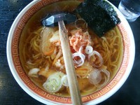 「キムチラーメン」@寿司 手延べラーメン 大金の写真