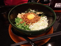 「卵黄辛辛　台湾まぜそば」@まぜそば しるしの写真