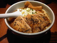 「豚天ラーメン並」@麺屋武蔵 二天 池袋店の写真