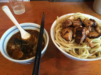 「お肉とお魚のつけ麺」@自家製麺 えなみの写真