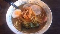 「ラーメン（７００円）麺少な目・メンマ」@神田大勝軒の写真