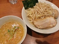 「味噌つけ麺 \850＋味玉 \100」@中華そば 七麺鳥の写真