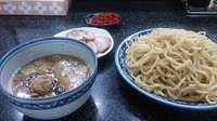 「チャーシューつけ麺（中盛＋大盛）＋エビ辛味」@縁者の写真
