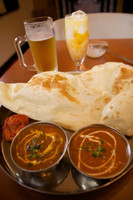 「ランチＢセット（ナンに変更）」@神奈川カレーハウスの写真