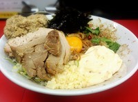 「【まぜそば並】780円全ﾏｼﾏｼ」@ラーメン一心の写真