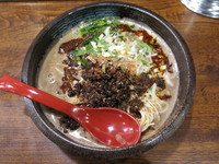 「担担麺(３辛):800円」@担担麺 手しごと ごま金の写真