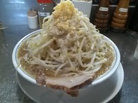「ラーメン　野菜マシ　アブラ　ニンニク」@らーめん大 本郷店の写真