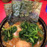 ラーメン、ほうれん草