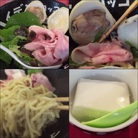 「【部活】 蛤バターまぜそば 880円　杏仁豆腐 300円」@ハイデン.コッコFACTORYサマンサ・タマサの写真