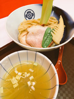 「春の貝出汁塩つけ麺」@飯田商店 湯河原本店の写真