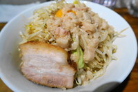 「まぜそば 醤油 ヤサイ＋アブラ＋カラメ＋チーズ」@麺処 MAZERUの写真