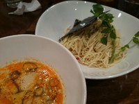 「担担つけ麺880円＋水餃子＋炙りチャーシューetc」@創作麺工房 鳴龍の写真