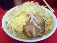 「小ラーメン（にんにく）」@ラーメン二郎 千住大橋駅前店の写真