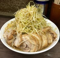 「大ダブルラーメン（840円）+ネギ（100円）」@ラーメン二郎 横浜関内店の写真