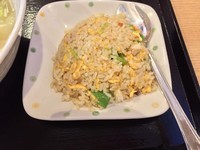 「エビワンタン麺＋五目チャーハン・半（ランチセット￥880）」@てんちゃん食堂の写真