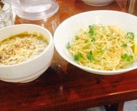 「焦がしチーズのカレーつけそば¥850」@麺や 吉四 KiCCHOの写真