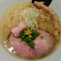 「虎徹そば～奥久慈しゃも・黒さつま鶏ver.～  ７５０円」@麺や 虎徹の写真