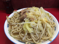 「小ラーメン豚入り」@ラーメン二郎 目黒店の写真